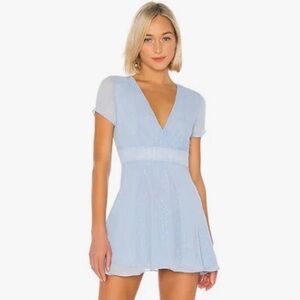 Superdown Revolve Bree Blue Mini Dress
